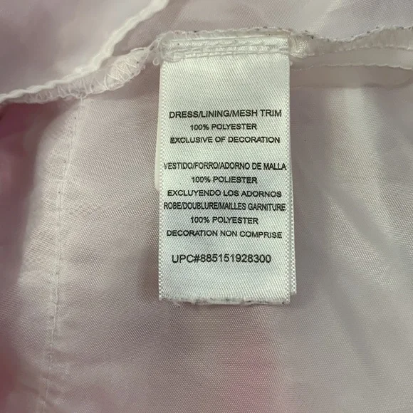 Youngland Baby Pink White Polka Dot Dress 24 Mo EUC - Picture 7 of 8